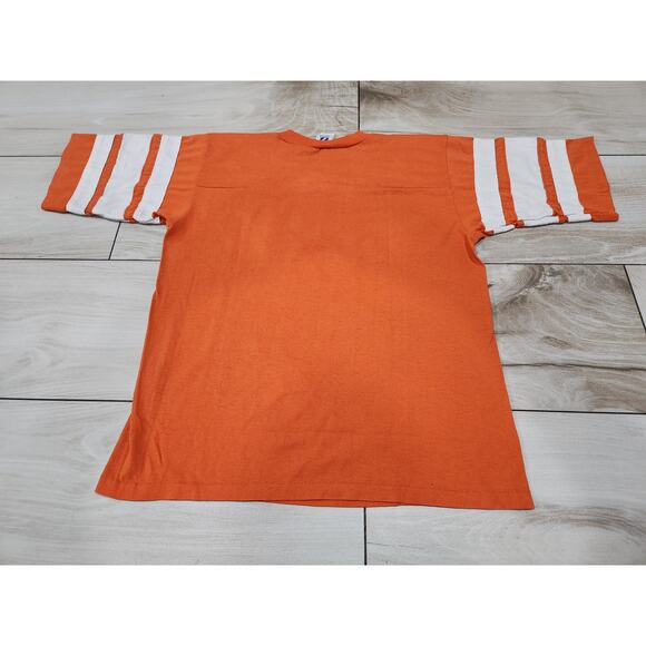 Mens Vtg NFL Shirt Denver Broncos Size M 80s Old School Logo 7 Jersey - Picture 4 of 5